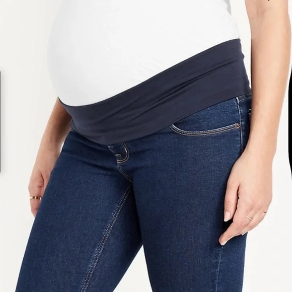 Maternity denim capris - Picture 9 of 10